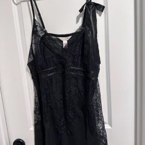 Cacique black baby doll lingerie 18/20